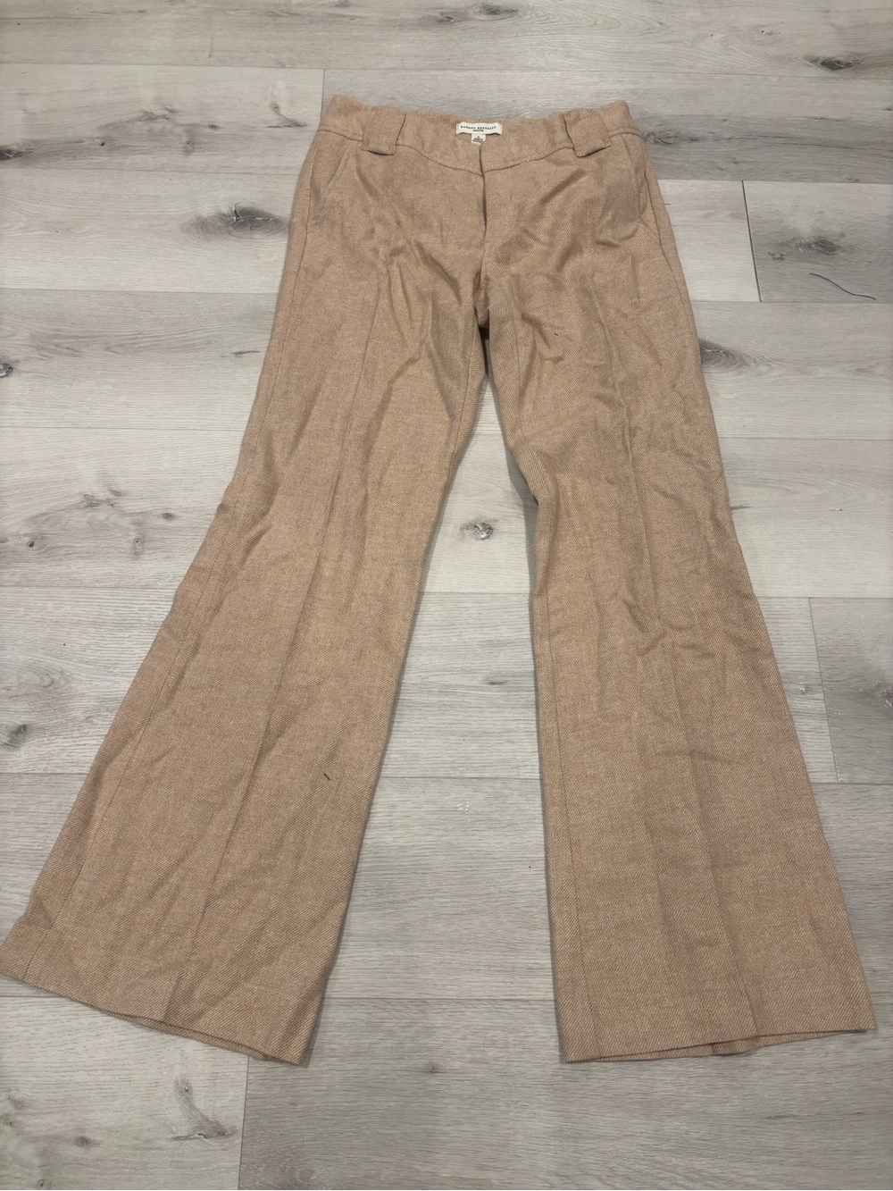 Banana Republic Wide-Leg Pants in Camel Tan